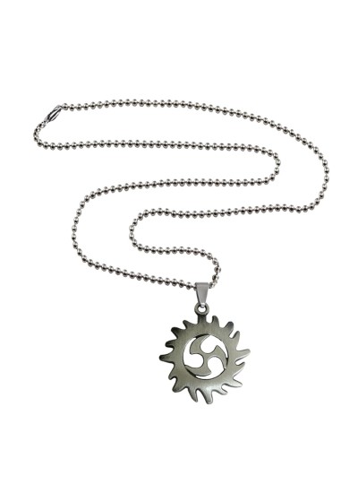 Surya Chakra Silver Metal Pendant